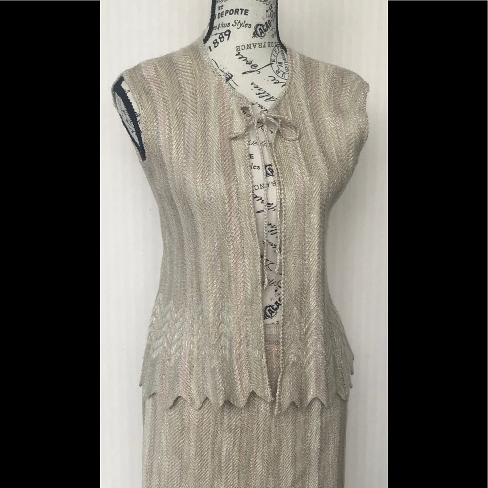 St John Vintage skirt set size 6